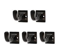 Hammer and Tongs - Square Back Curved Hook - W30mm x H45mm - Black - Pack of 5