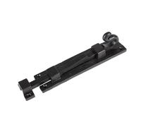 Hammer and Tongs Straight Shepherd's Crook Surface Bolt - W185mm - Black | Size: 10000mm x 520mm Hammer and Tongs Black 10000mm x 520mm