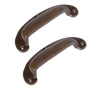 Hammer and Tongs Wide Lipped Cabinet Drawer Pull - W130mm x H50mm - Pack of 2 in Gold | Size: 1000mm x 500mm Hammer and Tongs Gold 1000mm x 500mm