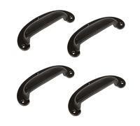 Hammer and Tongs Wide Lipped Cabinet Drawer Pull - W130mm x H50mm - Pack of 4 in Black | Size: 1000mm x 500mm Hammer and Tongs Black 1000mm x 500mm
