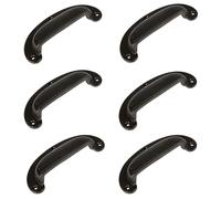 Hammer and Tongs Wide Lipped Cabinet Drawer Pull - W130mm x H50mm - Pack of 6 in Black | Size: 1000mm x 500mm Hammer and Tongs Black 1000mm x 500mm