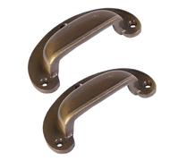 Hammer and Tongs Wide Lipped Cabinet Drawer Pull - W95mm x H40mm - Pack of 2 in Gold | Size: 1000mm x 500mm Hammer and Tongs Gold 1000mm x 500mm