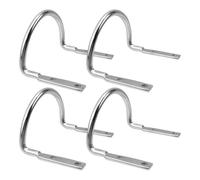 Hammer Case - 4 Tool Holders for Work Belt - Steel Accessories for Axe Drill Meter Excavator Plumber