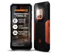 HAMMER Construction 2 Thermal 5G 8 + 8GB/256GB | Rugged Smartphone, 6500mAh Battery, 108MP Thermal Camera, 6.58" 120Hz Display