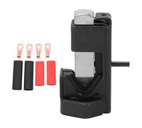 Hammer Crimper for 8AWG to 3/0 AWG Battery Cable, Lug Terminal Crimping Tool with Copper Ring Terminals and Heat Shrink Tubes, for Automotive and Marine Use