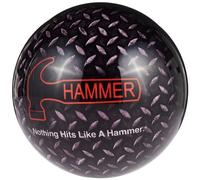 Hammer Diamond Plate Bowling Ball - Grey/Black 10lbs