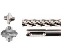 Hammer drill bit Nemesis2 with 4-cutting edge, SDS-PLUS attachment Makita