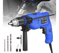 Hammer Drill, Electric Drill Corded, 850W Power Hammer Drill Heavy Duty Corded Electric Impact Driver with Bit Set