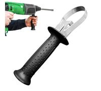 Hammer Drill Handle Replacements - 60-65mm Handlee Tool, Ergonomic Auxiliary Front Grip | Adjustable Hollow Side Support Accessory for Professional Power Drilling Masonry Construction