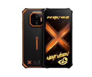 HAMMER Energy X2 5G 16GB/256GB Rugged Smartphone, 5000mAh Battery, 50MP Camera, 6.1" Display, Android 15, 30W Fast Charge, IP69 Waterproof, eSIM, NFC