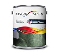 Hammer Finish Direct To Rust Metal Paint Hammerite Equivalent (1 Litre, Sage Light Green)