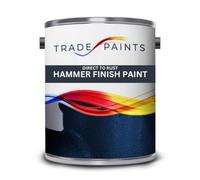 Hammer Finish Direct To Rust Metal Paint Hammerite Equivalent (5 Litre, Dark Blue)