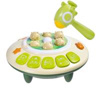 Hammer Game with Moles | Fun Flying Saucer Shape | Table Game and Toy | Gift for Birthday, Christmas, New Year and Kindergarten