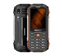 Hammer H Power Plus LTE Outdoor Mobile Phone without Contract, 4000 mAh Battery, 128 MB Memory, 64 MB RAM, 2.8 Inch IPS Display, Large Buttons, Torch, 2 MP Camera, FM Radio, USB-C, Dual SIM Nano