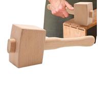 Hammer Hammer - 9.84 Inch Beech Wood Hammer | Woodworking Hand Tools with Solid Beech Wood Construction Carpentry, Wood Carving, Leather Working, Crafts | Portable Workshop