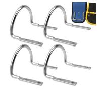 Hammer Holder - 4 Pcs Hook Tools Belt Tool Holder U Shape | Spare Parts for Tools Flashlight Tape Measure Keys Shovels Mallet Axe Mechanical