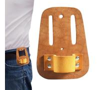 Hammer Holder - Leather Hammer Holder, Hammer Holster Loop Bracket | U-Shape Hammer Holder, Quick Release Holder Holder, Tool Belts Innovative Buckle for Outdoor Adventure Woodwork