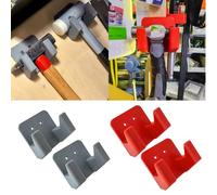 Hammer Holder Rack 2 Pack with Two Dedicated Mounting, Blue | Wall and Cabinet Mounting Options, Open Handle Access, Dedicated Hammer Storage for Repair and Woodworking Areas