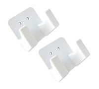 Hammer Holder Rack 2 Pack with Two Dedicated Mounting, White | Wall and Cabinet Mounting Options, Open Handle Access, Dedicated Hammer Storage for Repair and Woodworking Areas