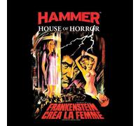 Hammer Horror Frankenstein Crea La Femme Men's T-Shirt - Black - 5XL