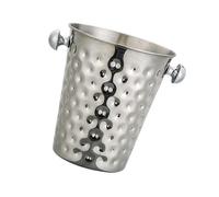 Hammer Pattern Beverage Ice Buckets Stainsless Steels Champagnes Bucket Beverage Tub Drink Coolers Wine Supplies Stainsless Steels Ice Buckets Wine Supplies Easy To Carry