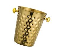 Hammer Pattern Beverage Ice Buckets Stainsless Steels Champagnes Bucket Beverage Tub Drink Coolers Wine Supplies Stainsless Steels Ice Buckets Wine Supplies Easy To Carry