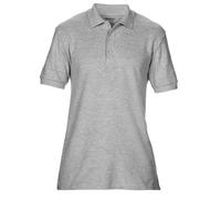 Hammer Plain Double Piqué Polo Shirt Gildan Grey XXL