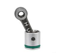 Hammer Replacement DH26 Tool Accessories - 69 mm Length, 21-25 mm Tapered Diameter, Silver Connecting Rotary Hammer