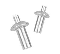 Hammer Rivets Hammer Drive Expansion Rivets Aluminum Alloy Round Head Piercing Knock Type Rivets Household Fasteners for Furniture(30PCS,11mm)