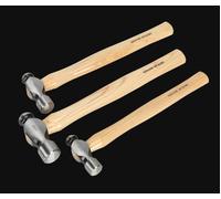Hammer set. Sealey Ball Pein Hammer Set 3pc Hickory Shaft C8-13