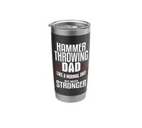 Hammer Throwing Dad Stronger Throw Thrower Athletic Apparel Stainless Steel Insulated Tumbler