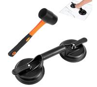 Hammer Tool Set - 950 g Shower Tray Repair | Skirting Board Tool | Floor Suction Cup Tool | Repair Hammer Set for Shower Tray Skirting Board Drywall Bathroom Cabinet House