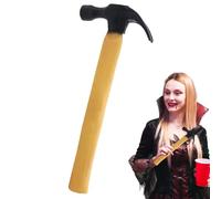 Hammer Toy Trick - Flexible Latex Rubber, Realistic Construction Mallet, Comedic Illusion Tool, Theatrical Performance Device | Practical Joke Accessory for Birthday Celebration Amusement Park Carniva