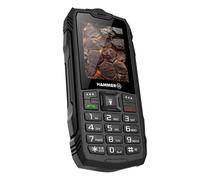 Hammer Unbreakable keypad phone 3000mAh battery Waterproof IP68 SOS, Black