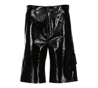 Hammer Vinyl Shorts - female - Courrèges - Casual Shorts - Black - M - Shorts M