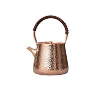 Hammered Copper Jug 450ml Handmade Pure Copper Teapot Beam Type Thickened Retro Kettle Kung Fu Tea Set for Home Ceremony