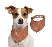 Hammered Copper Look,Dog Bandanas Cotton Pet Scarf Adjustable Bibs for Pet,M