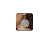 Hammered Gold Large Earrings for Women Boho Vintage Texture Disc Circle Drop Dangle Earrings Trendy Big Round Coin Earrings Vacation Jewelry Gift, Large, Metal, No Gemstone