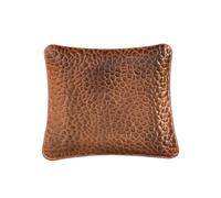 Hammered Tray 1PCS Square Copper Tea Coaster Fireproof and Anti-slip Cup Mat Reusable Skid Insulation Mug Pad Table Protector Drinkware Decor for CoffeeJewellery(Color 2)
