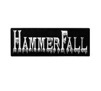 HammerFall Patch Iron on T-Shirt Embroidered Jacket Denim Jean Decorate Custom Handmade Gift Craft Enjoy Heavy Metal