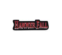 HammerFall Red Power Metal Band Music Patch Badge Embroidered Iron on Applique Souvenir Accessory