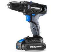 Hammerhead 20V 2-Speed Cordless Drill Driver Kit with 1.5Ah Battery and Charger - HCDD201