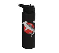 Hammerhead Shark Japan Scuba Diver Stainless Steel Insulated Water Bottle
