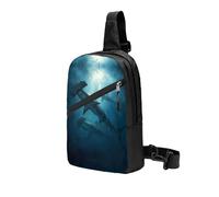 Hammerhead Sharks Backpack Satchel Multi-Purpose Chest Bag Trekking Waterproof Satchel