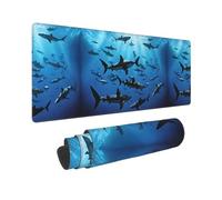 Hammerhead Sharks Gaming Mousepad Large Waterproof Non-Slip Desk Mat for Home Office Work Computer, Keyboard Pad Work from Home Essentials - 80x30cm