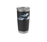 Hammerhead Sharks Ocean Marine Life Predator Shark Lover Stainless Steel Insulated Tumbler