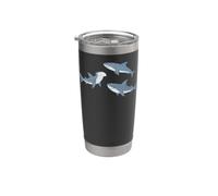 Hammerhead Sharks Ocean Marine Life Predator Shark Lover Stainless Steel Insulated Tumbler