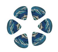 Hammerhead Sharks print Guitar Picks, 12PCS Premium Celluloid Guitar Pick Medium for Acoustic Guitar, Electric Guitar, Bass