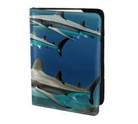 Hammerhead Sharks Printing Passport Holder, Travel Essentials,Card And Passport Anti Theft Wallet,Sized To Fit All Standard Passports