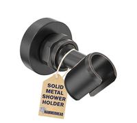 HammerHead Showers® All Metal Handheld Shower Head Holder Wall Mount - Oil Rubbed Bronze - Adjustable Screw Mounted Shower Wand Holder Pivot Ball - Shower Hose Holder, Fits Most Handheld Shower Heads